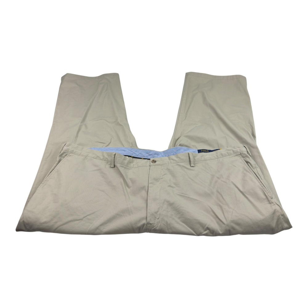 Polo Ralph Lauren Mens 56x30 Khaki Stretch Classic Fit The Polo Chino Pants